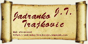Jadranko Trajković vizit kartica